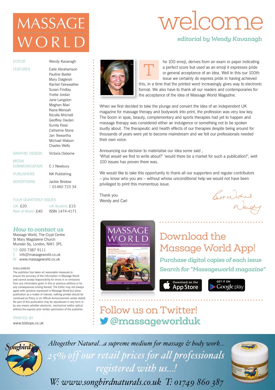 Massage World Preview Pages
