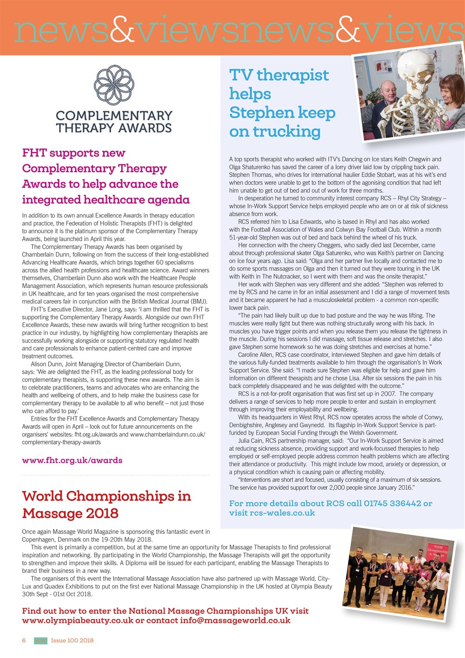 Massage World Preview Pages