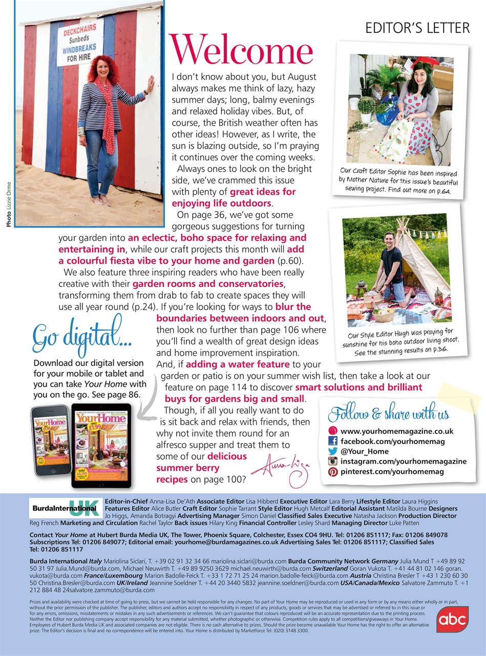 Your Home Magazine Preview Pages