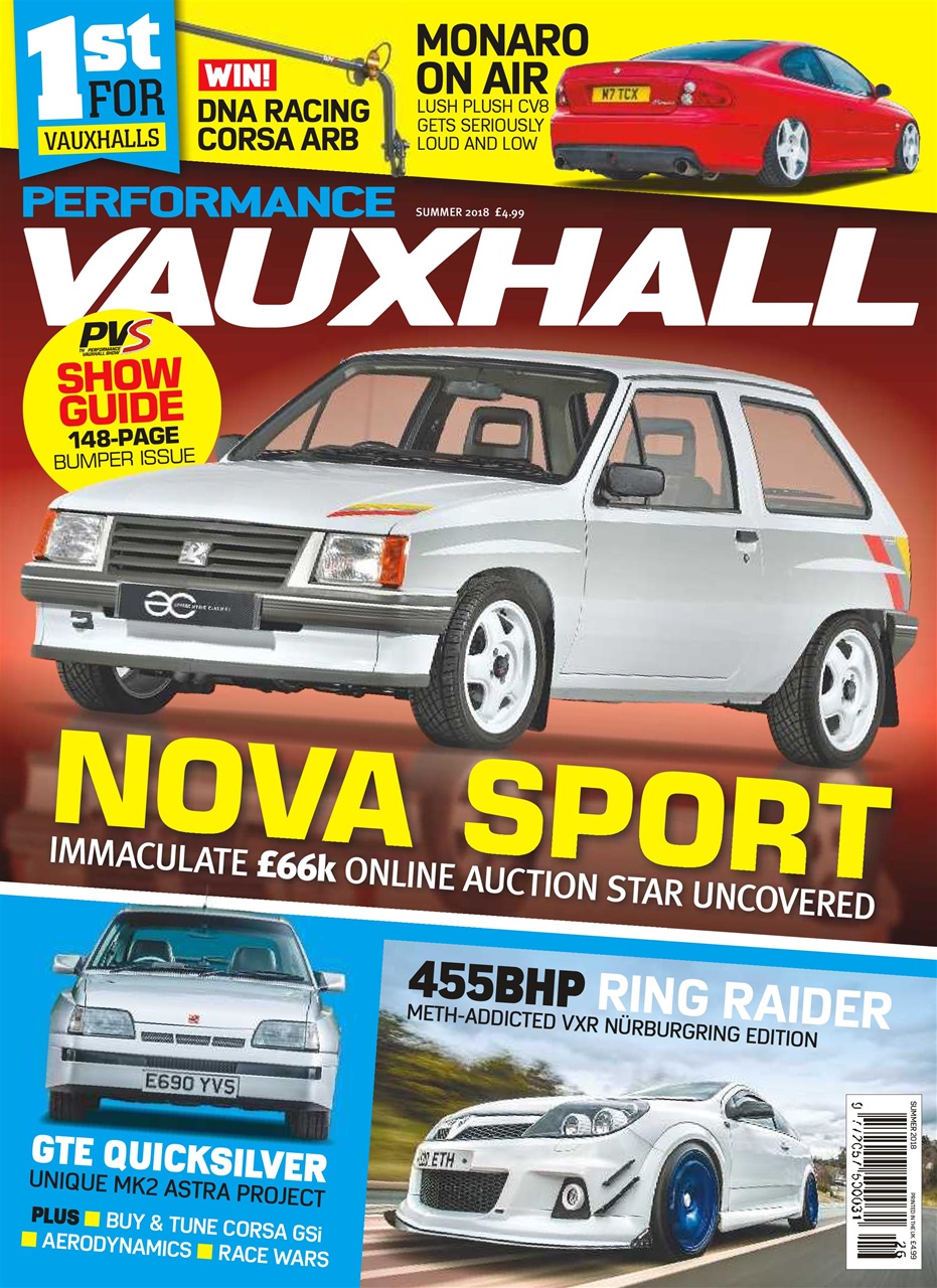Performance Vauxhall Preview Pages