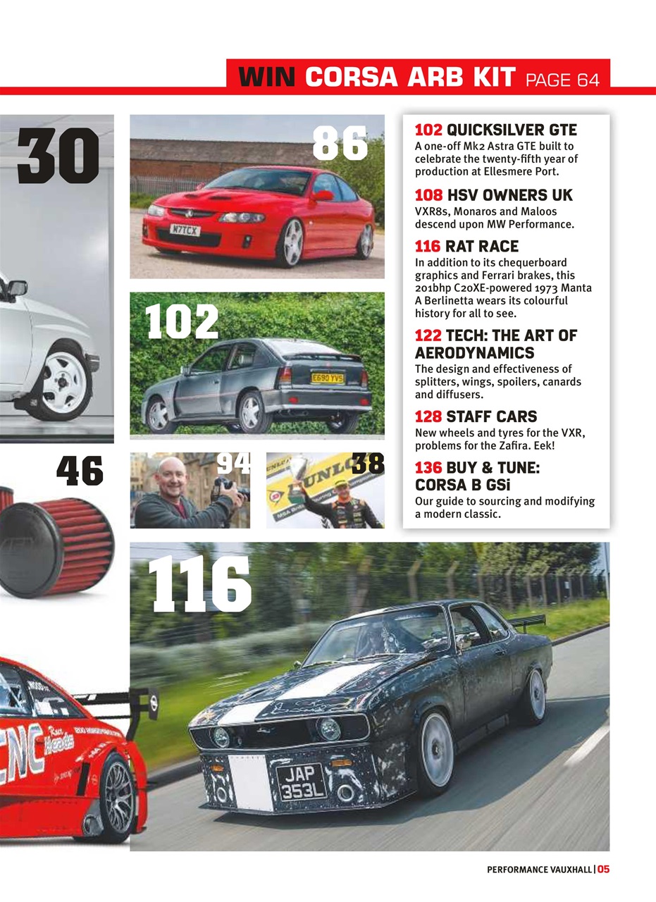 Performance Vauxhall Preview Pages