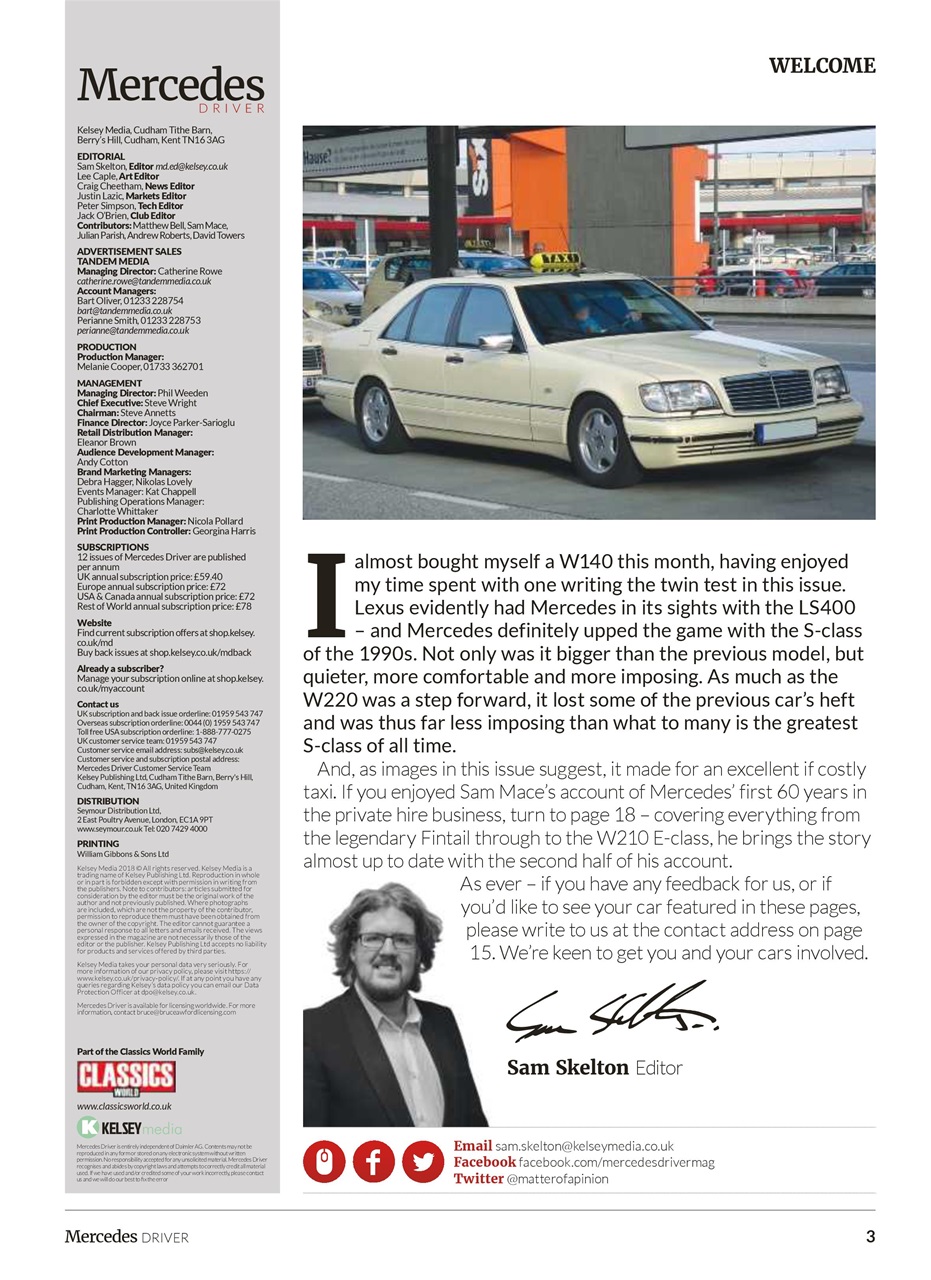 Mercedes Driver Magazine Preview Pages