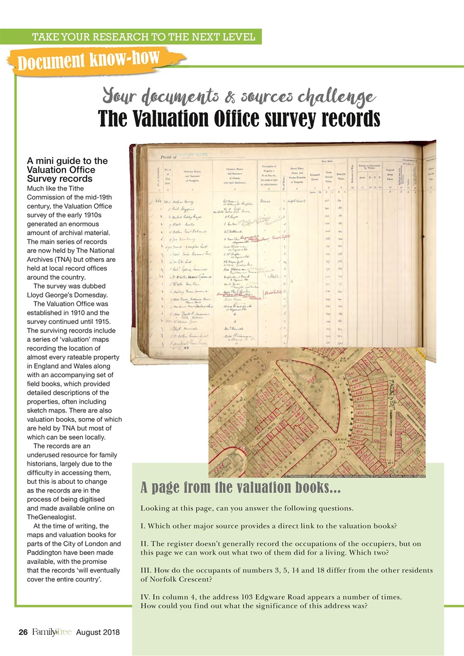 Family Tree Preview Pages