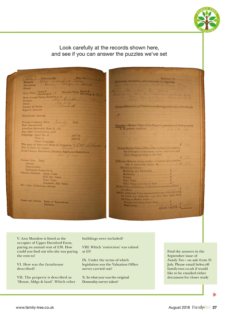 Family Tree Preview Pages