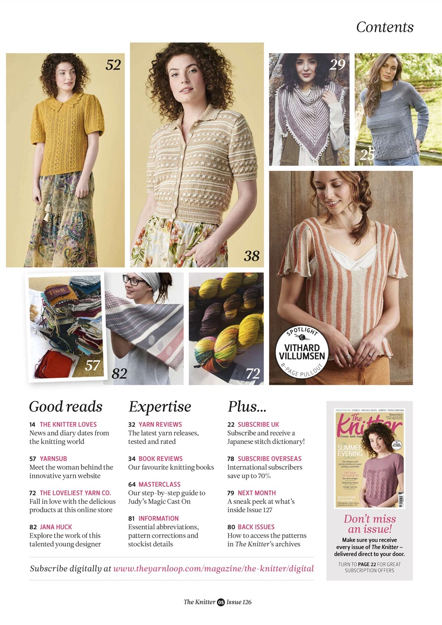 The Knitter Preview Pages