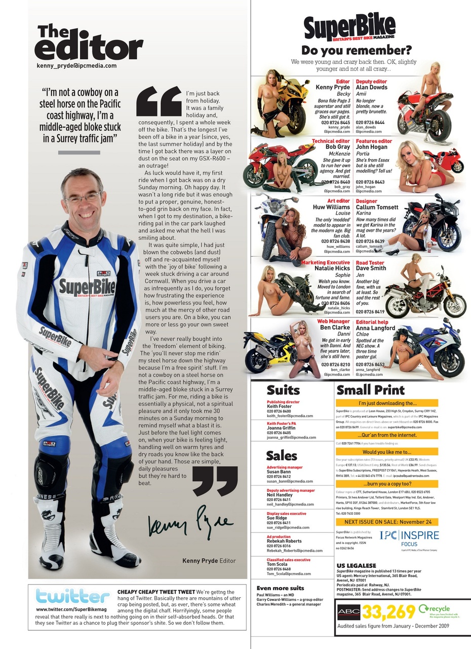 Superbike Magazine Preview Pages