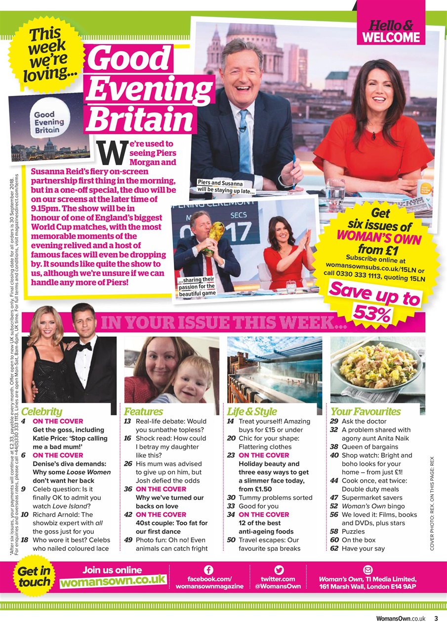 Woman's Own Preview Pages