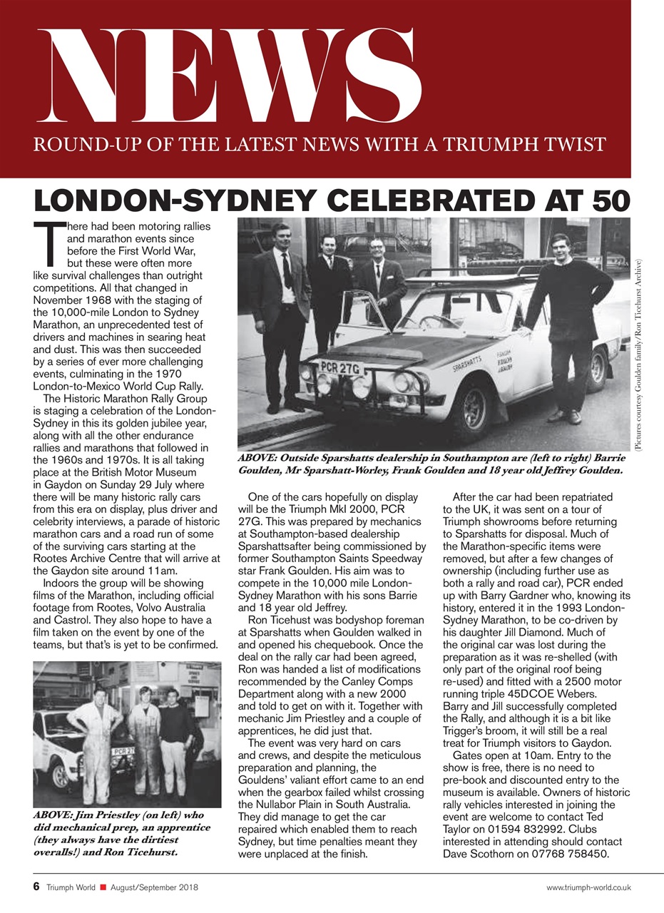 Triumph World Preview Pages