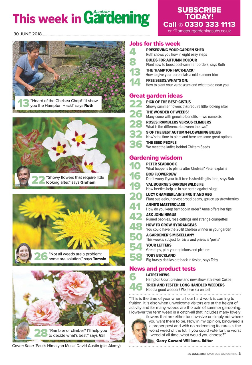Amateur Gardening Preview Pages
