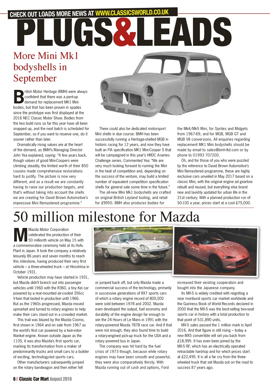 Classic Car Mart Preview Pages