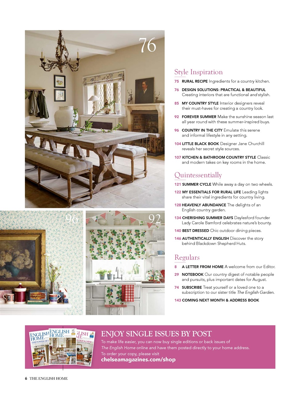 The English Home Preview Pages