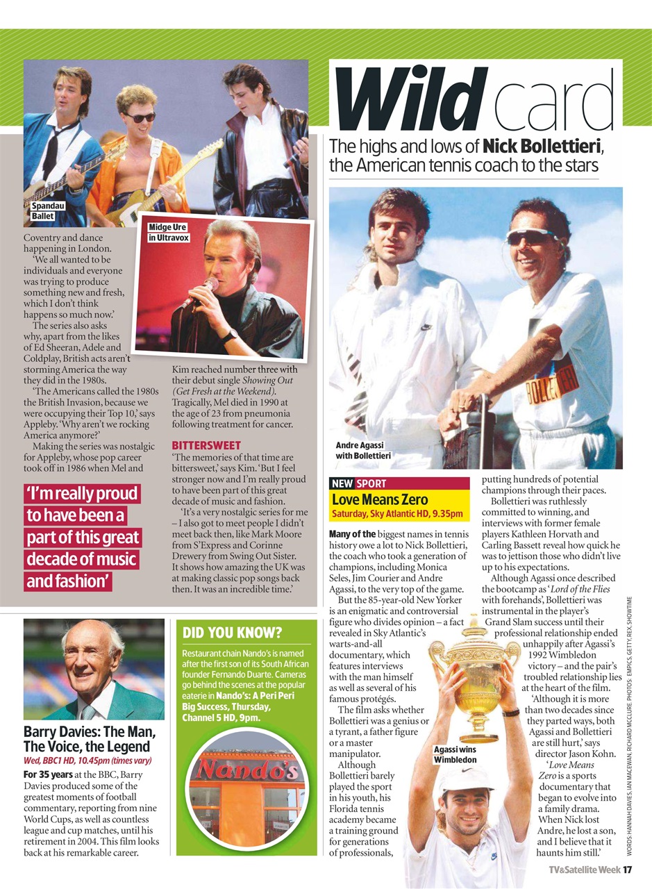 TV & Satellite Week Preview Pages
