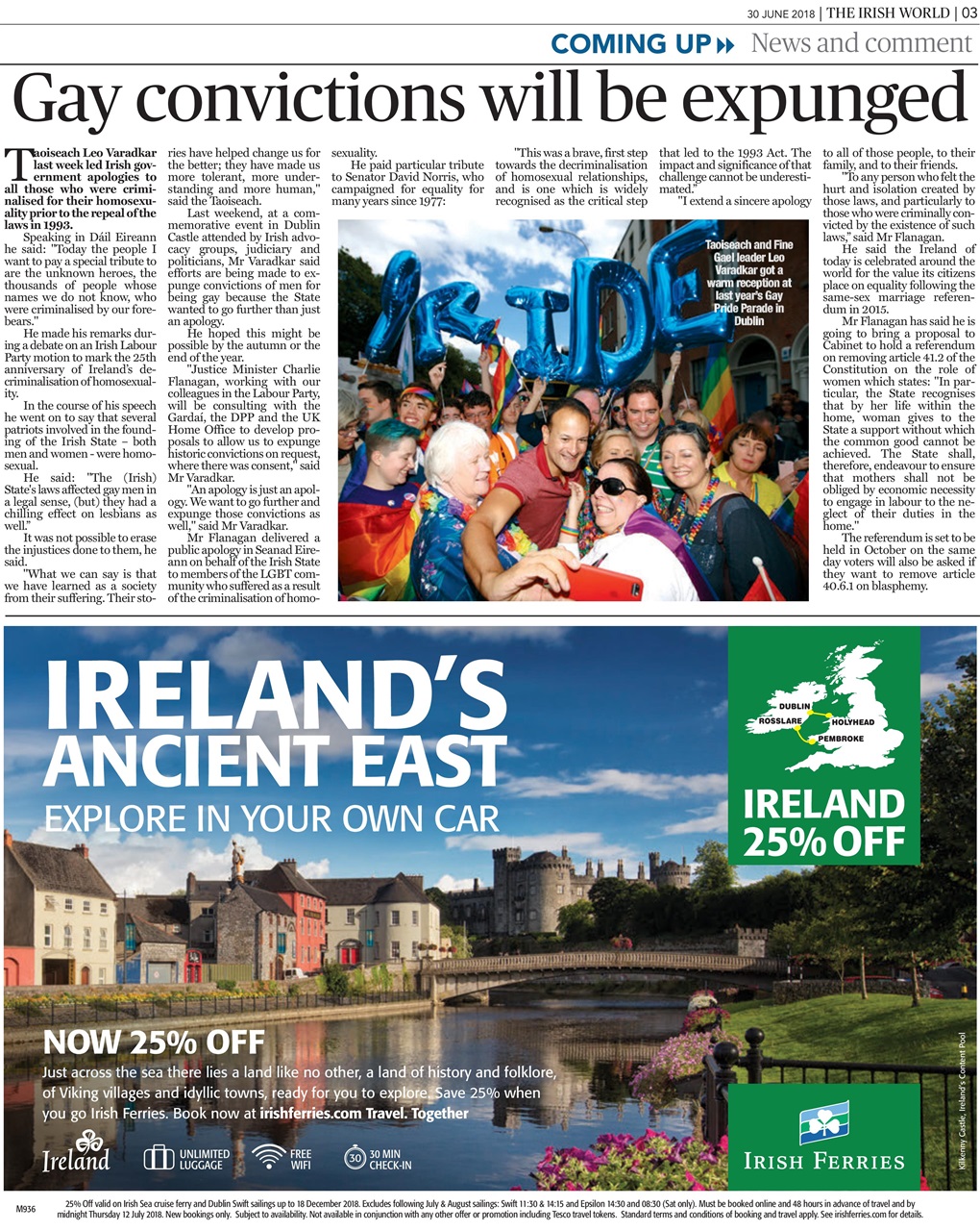 Irish World Preview Pages