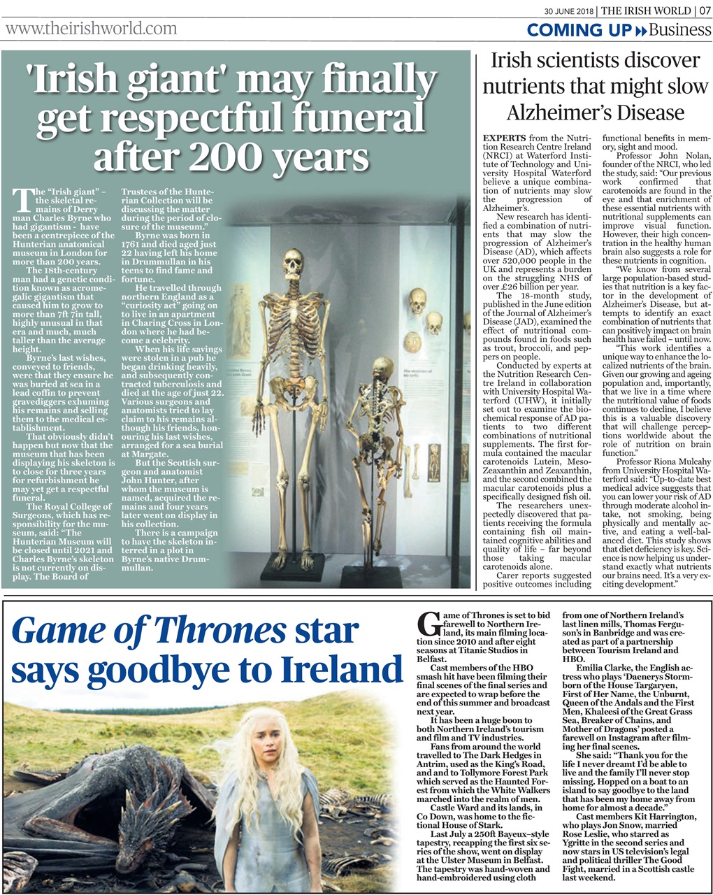 Irish World Preview Pages