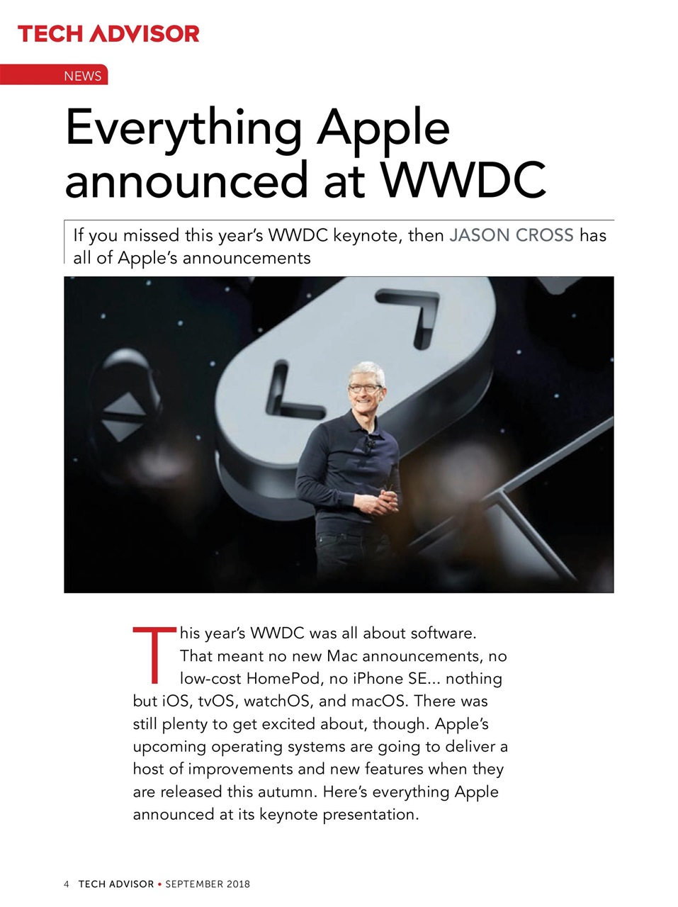 Tech Advisor Preview Pages