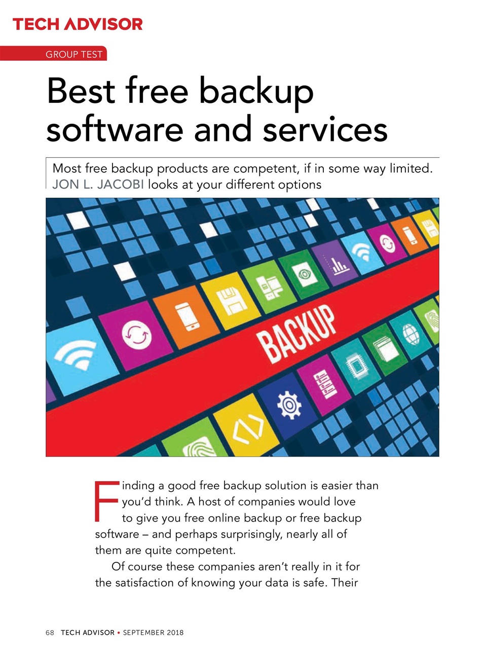 Tech Advisor Preview Pages