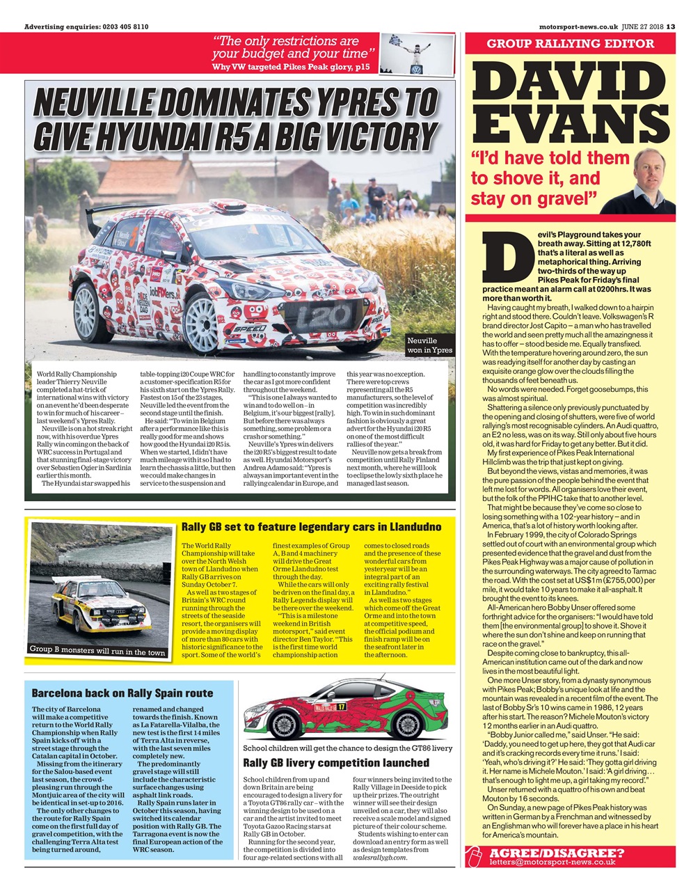 Motorsport News Preview Pages
