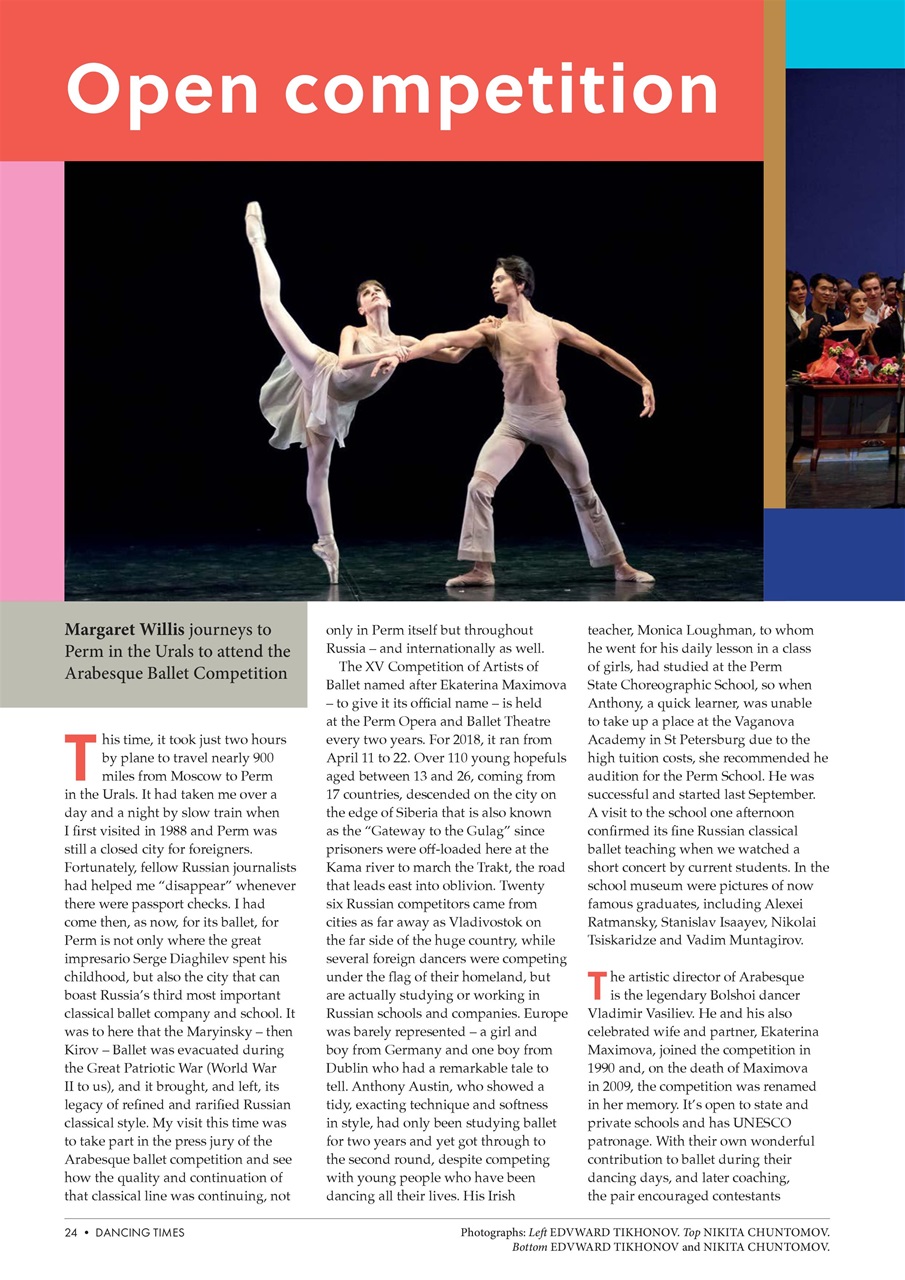 Dancing Times Preview Pages