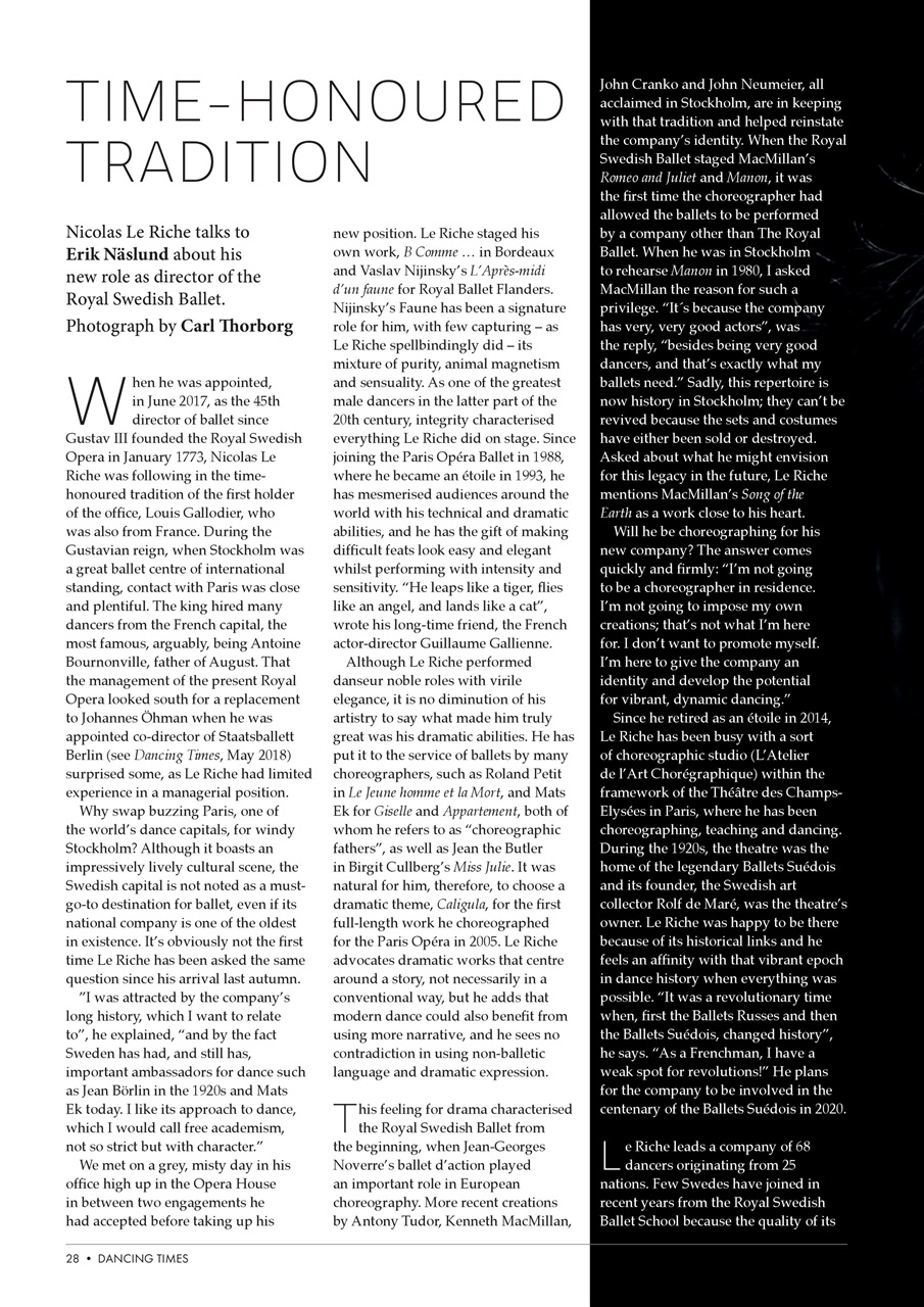 Dancing Times Preview Pages