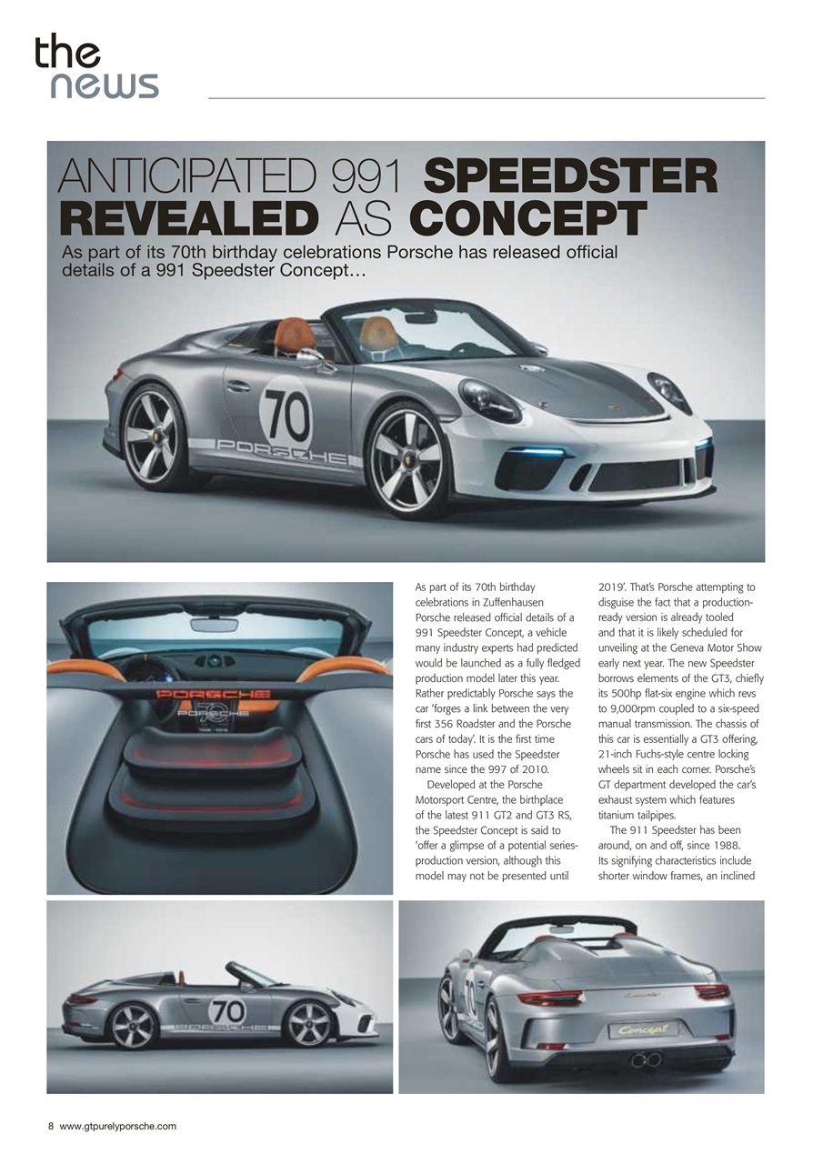 GT Porsche Preview Pages