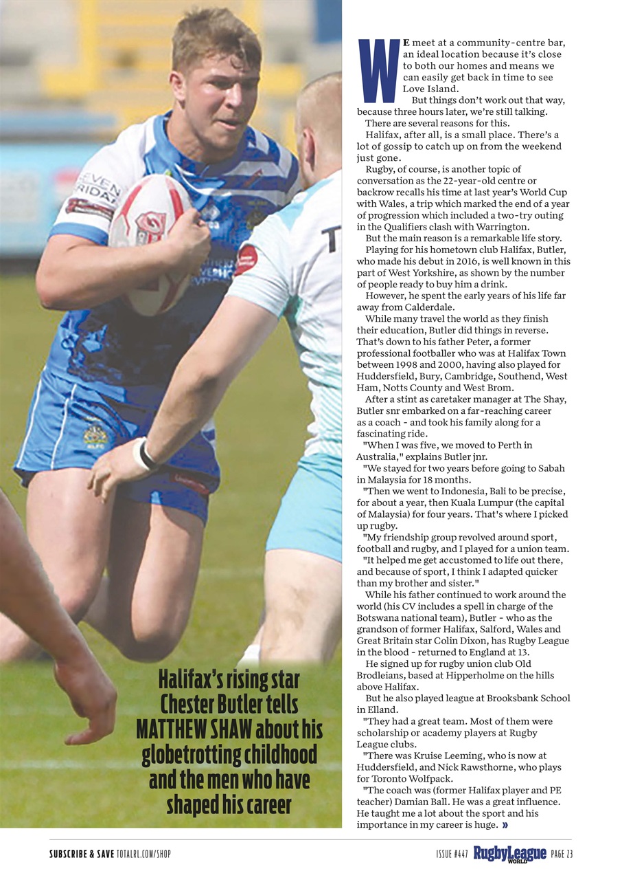 Rugby League World Preview Pages
