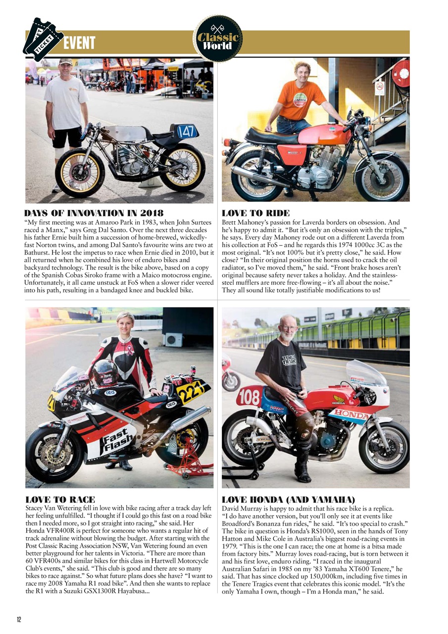 Classic Bike Preview Pages