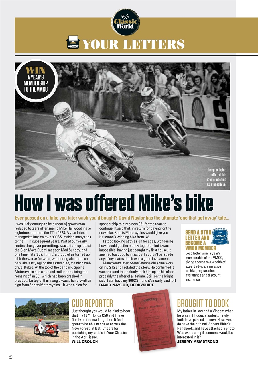 Classic Bike Preview Pages