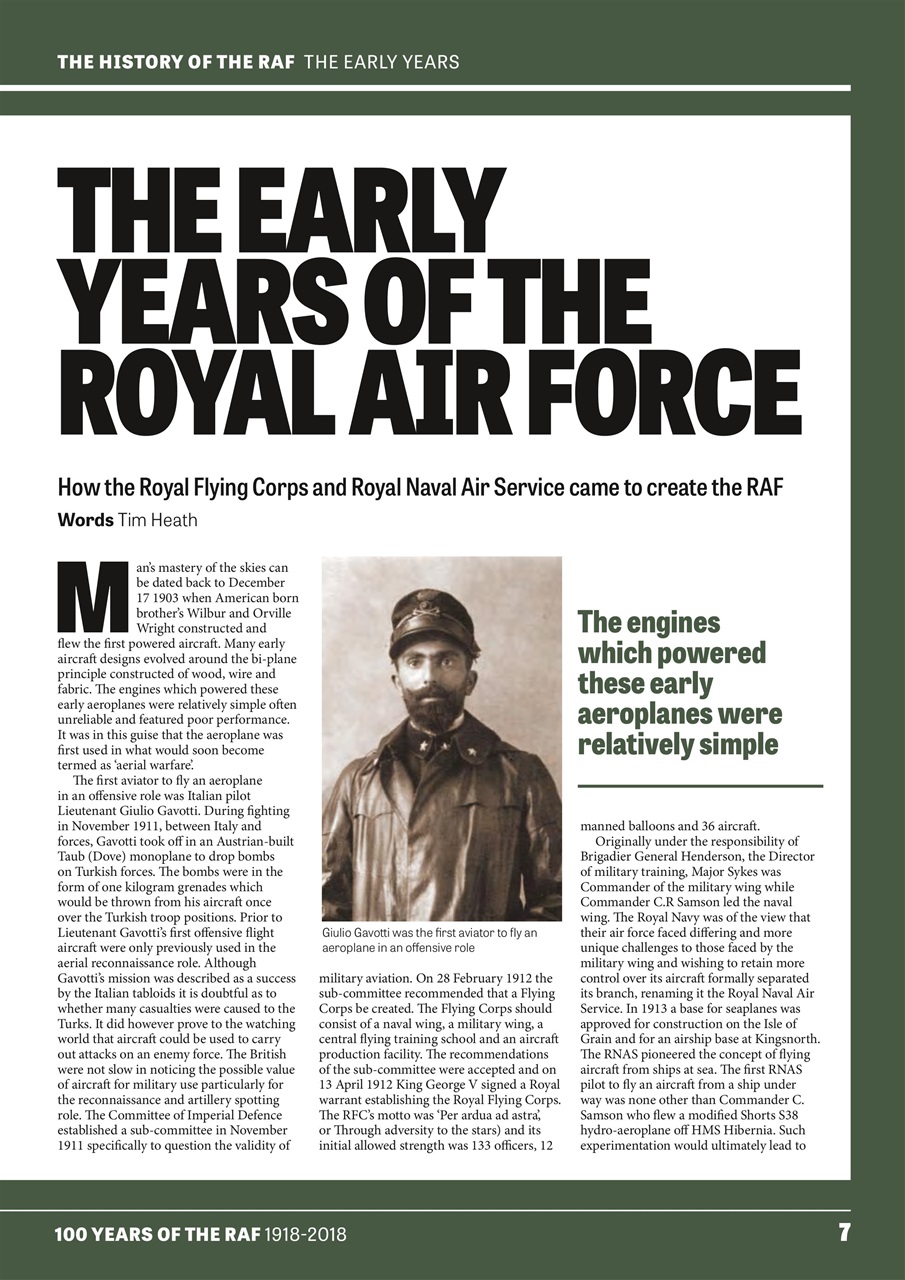 100 Years Of The RAF Preview Pages