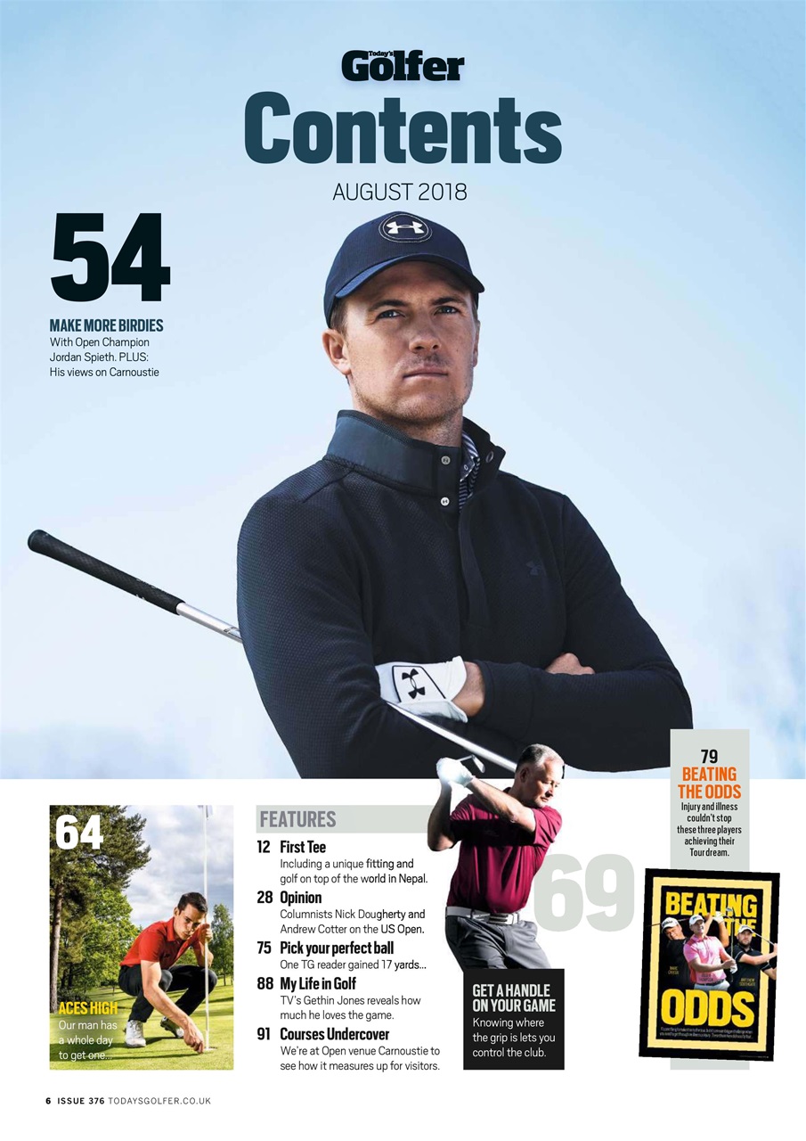 Today's Golfer Preview Pages