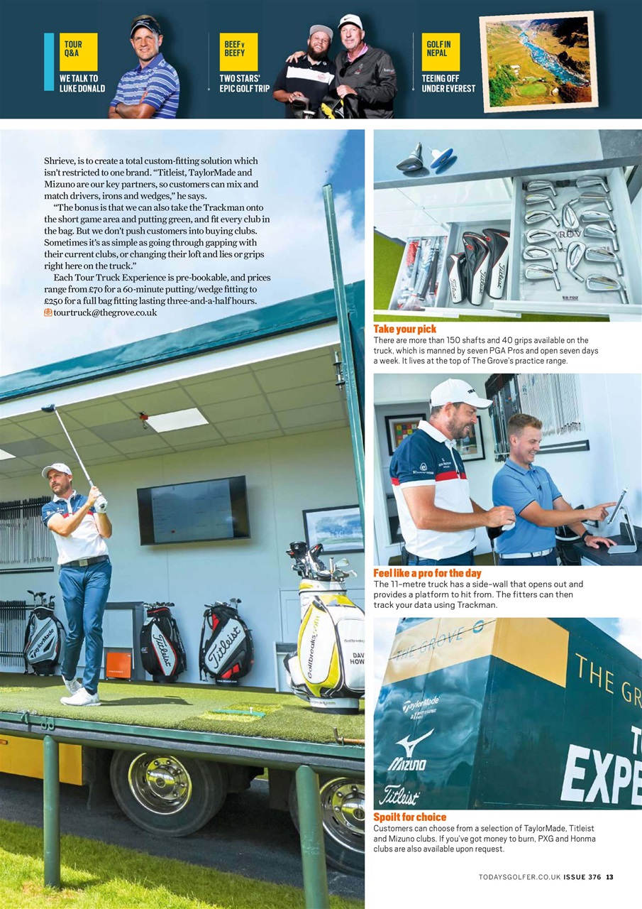 Today's Golfer Preview Pages