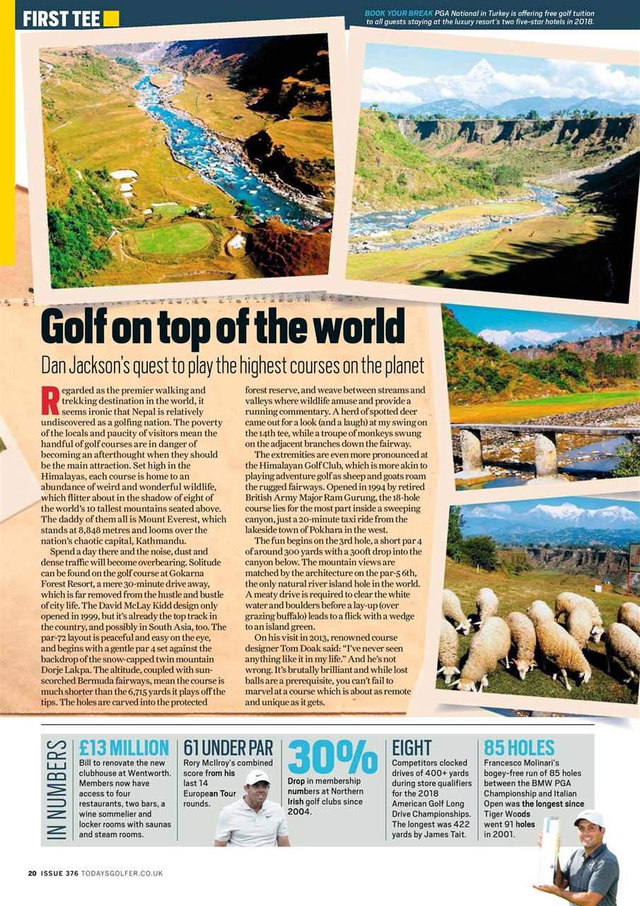 Today's Golfer Preview Pages