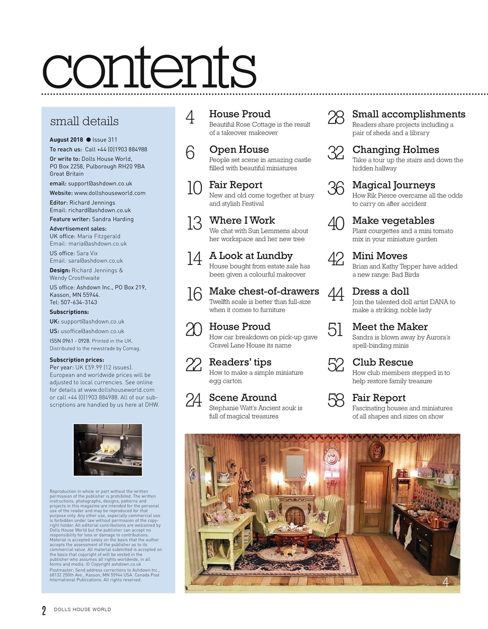 Dolls House World Preview Pages