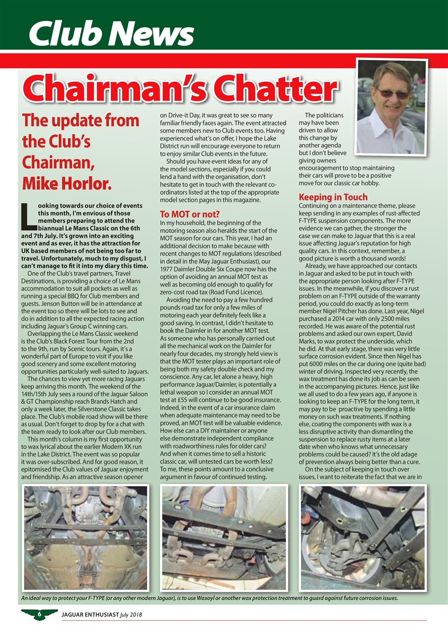 Jaguar Enthusiast Preview Pages