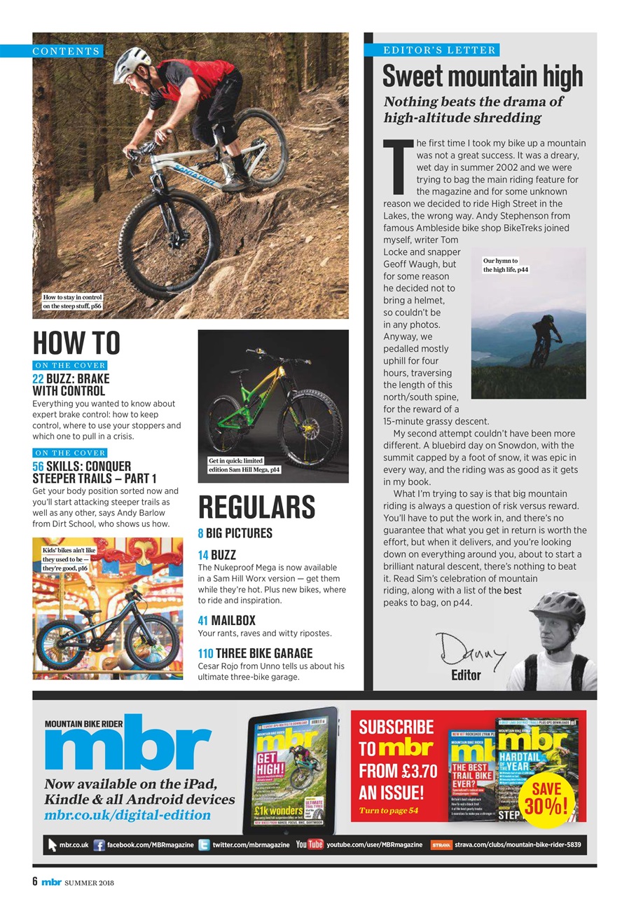Mountain Bike Rider Preview Pages