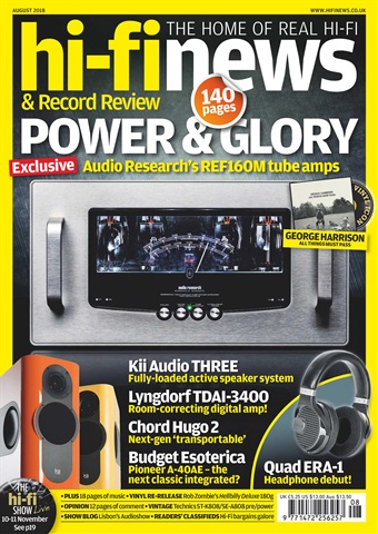 Hi-Fi News issue Aug-18