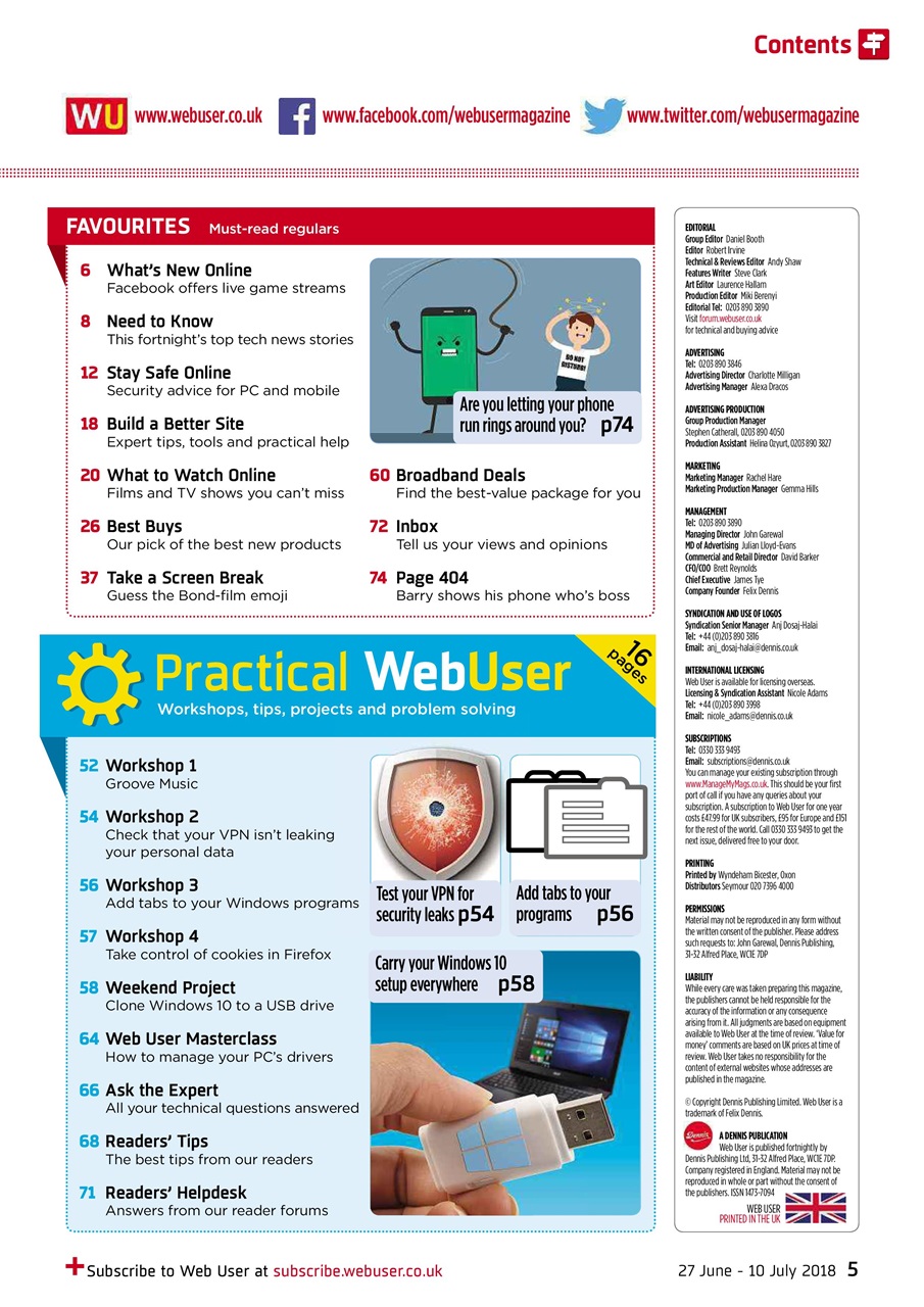 Webuser Preview Pages