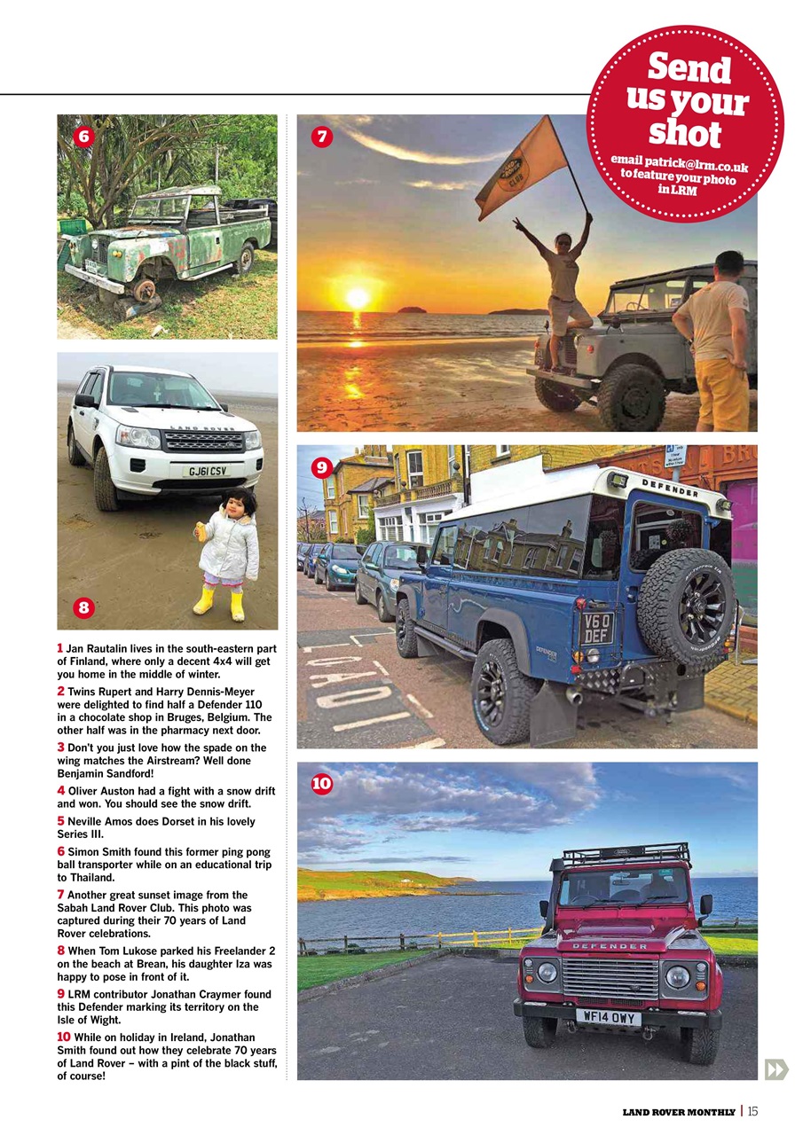 Land Rover Monthly Preview Pages