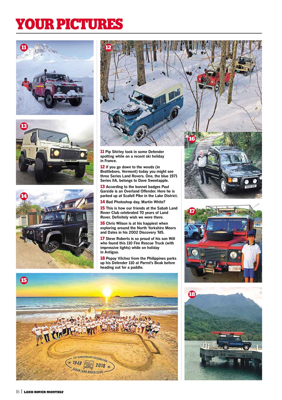 Land Rover Monthly Preview Pages