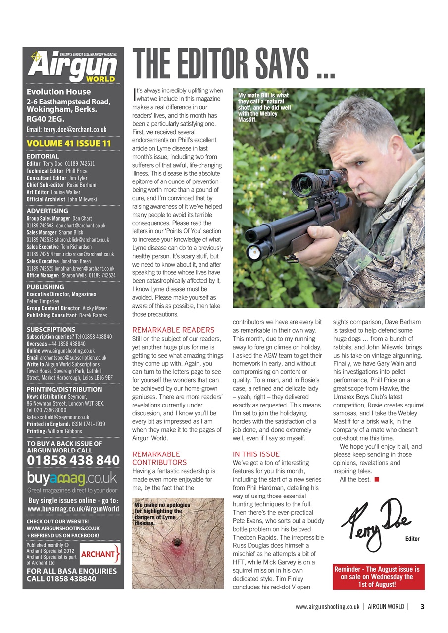 Airgun World Preview Pages