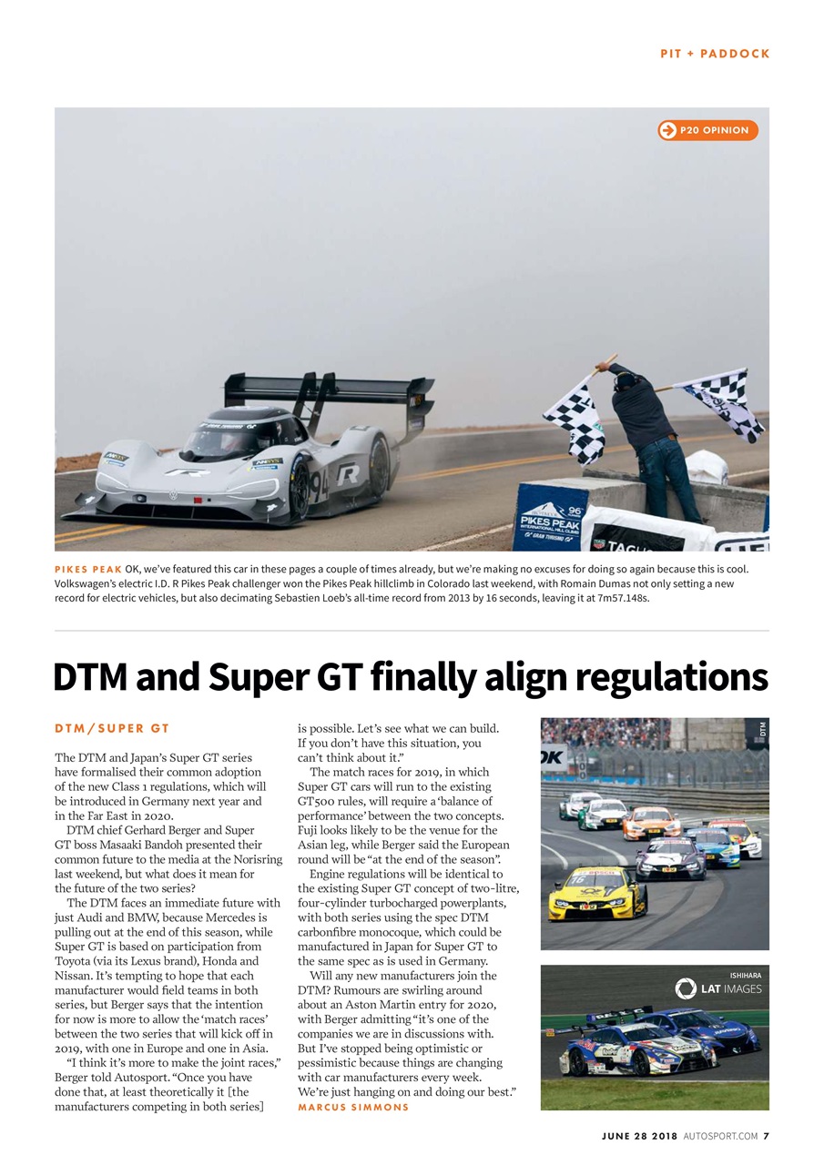 Autosport Preview Pages