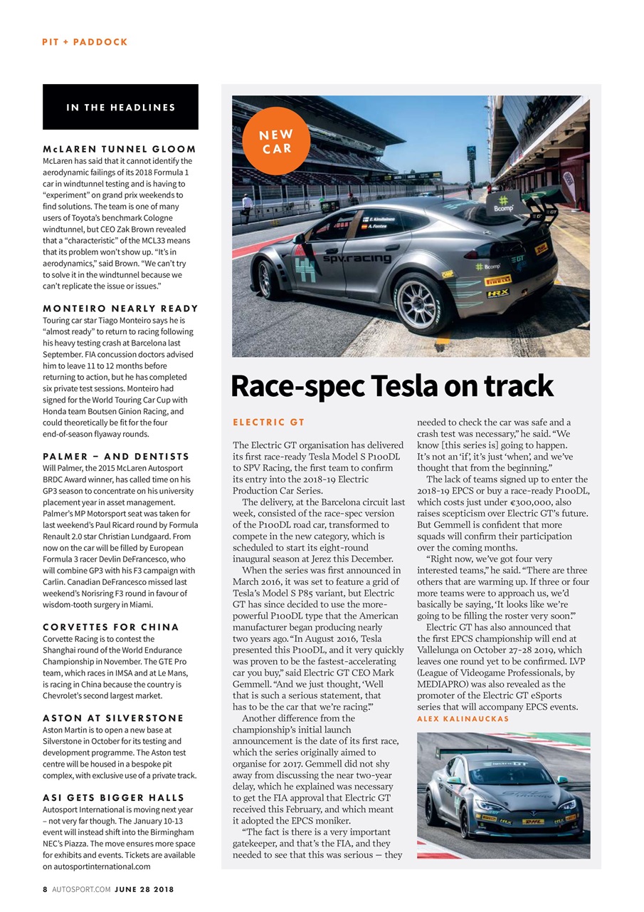 Autosport Preview Pages