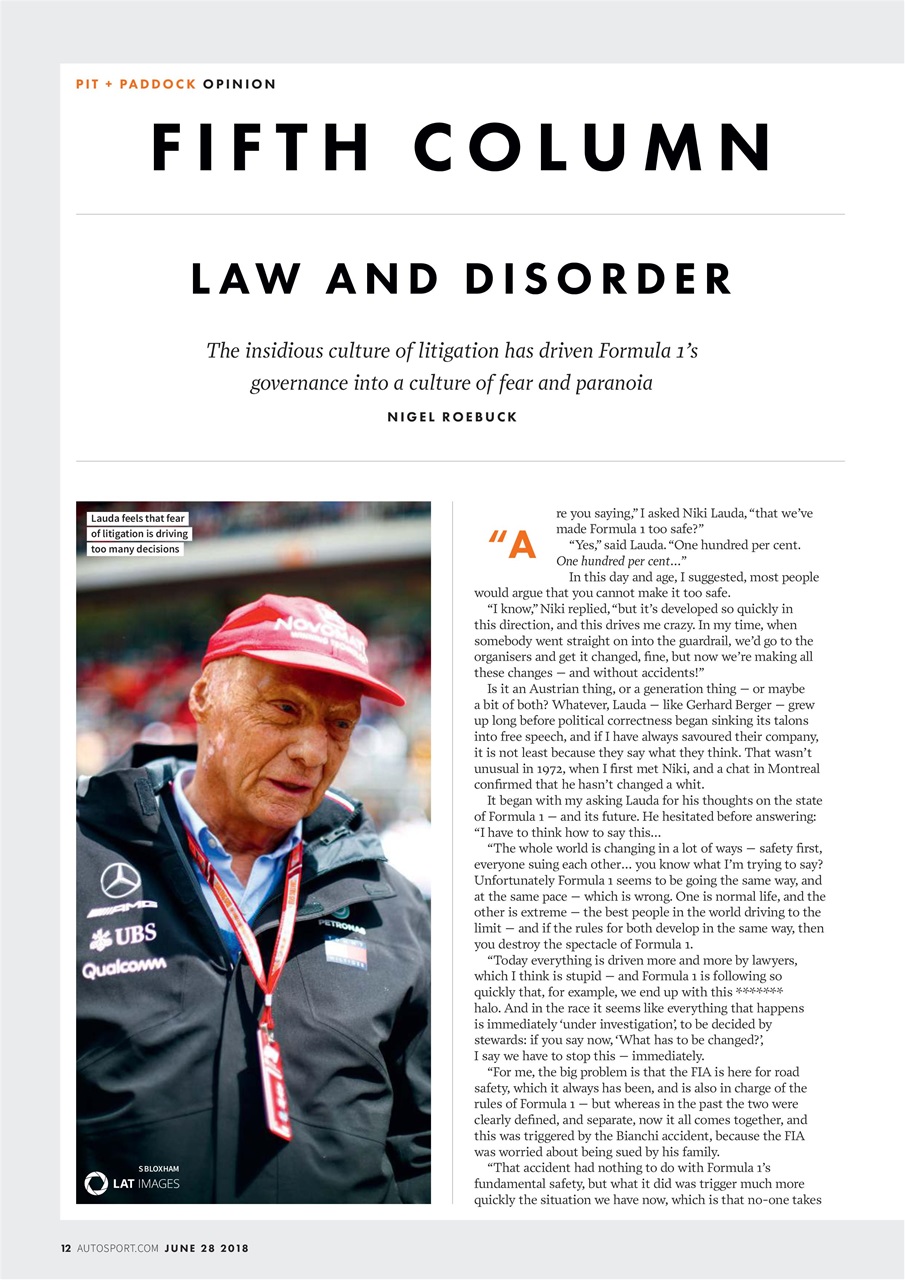 Autosport Preview Pages
