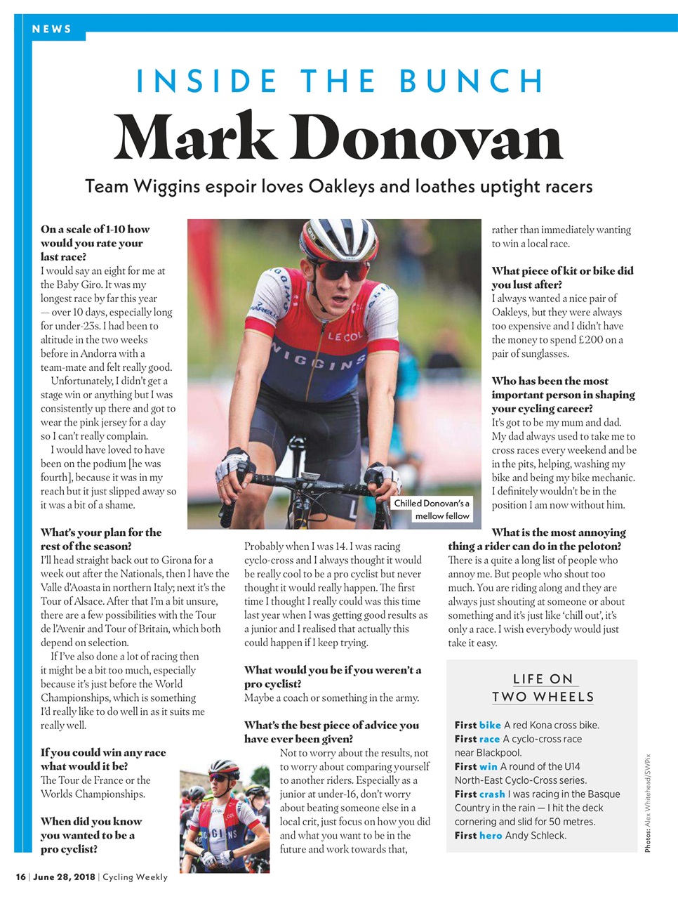 Cycling Weekly Preview Pages