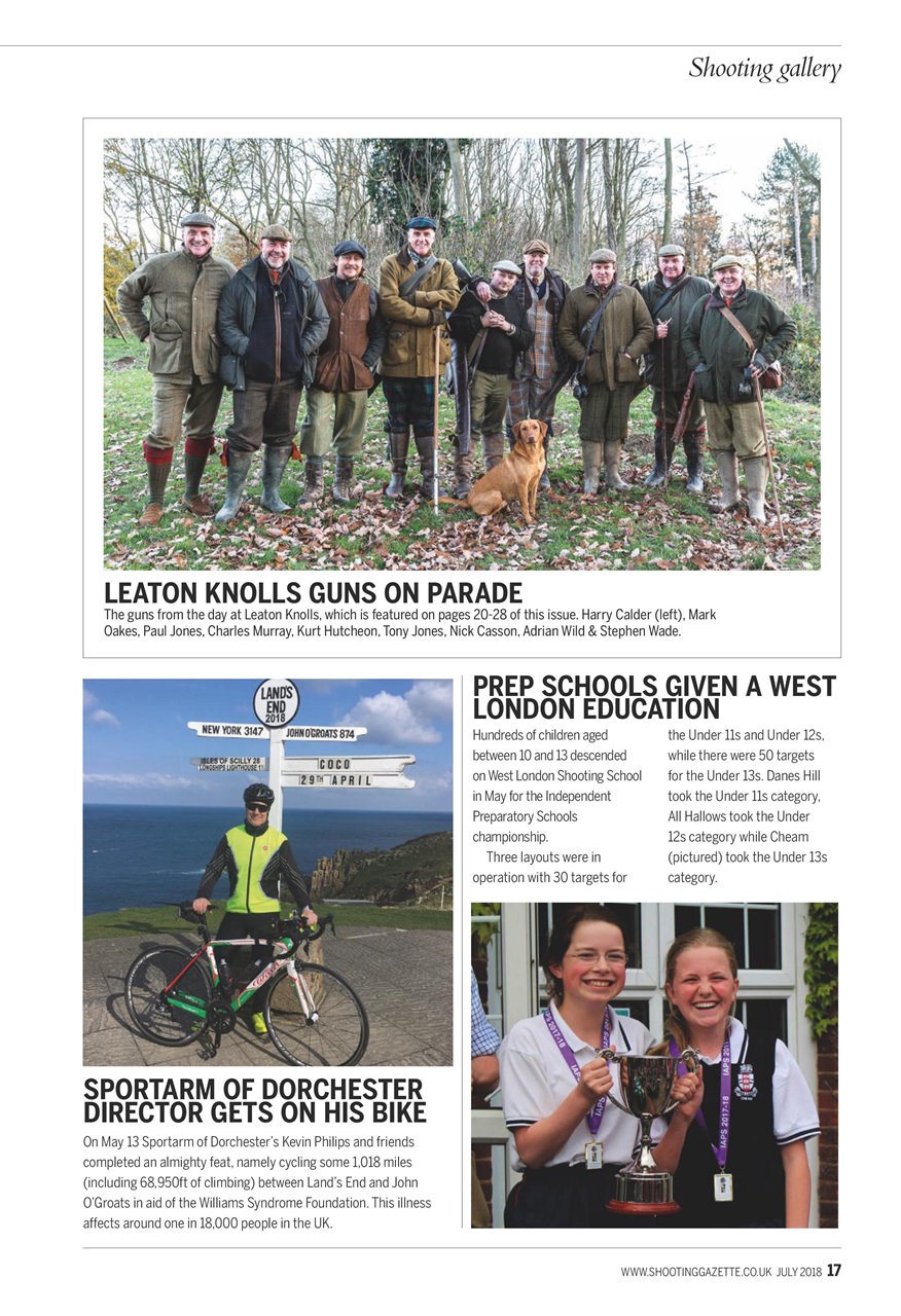 Shooting Gazette Preview Pages