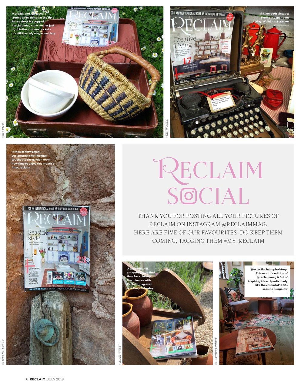 Reclaim Preview Pages