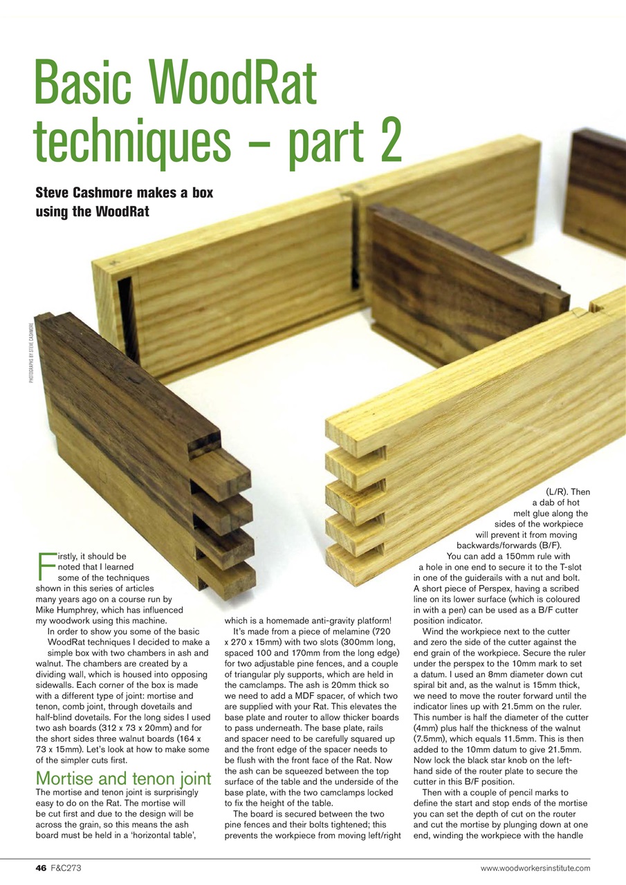 Furniture & Cabinetmaking Preview Pages