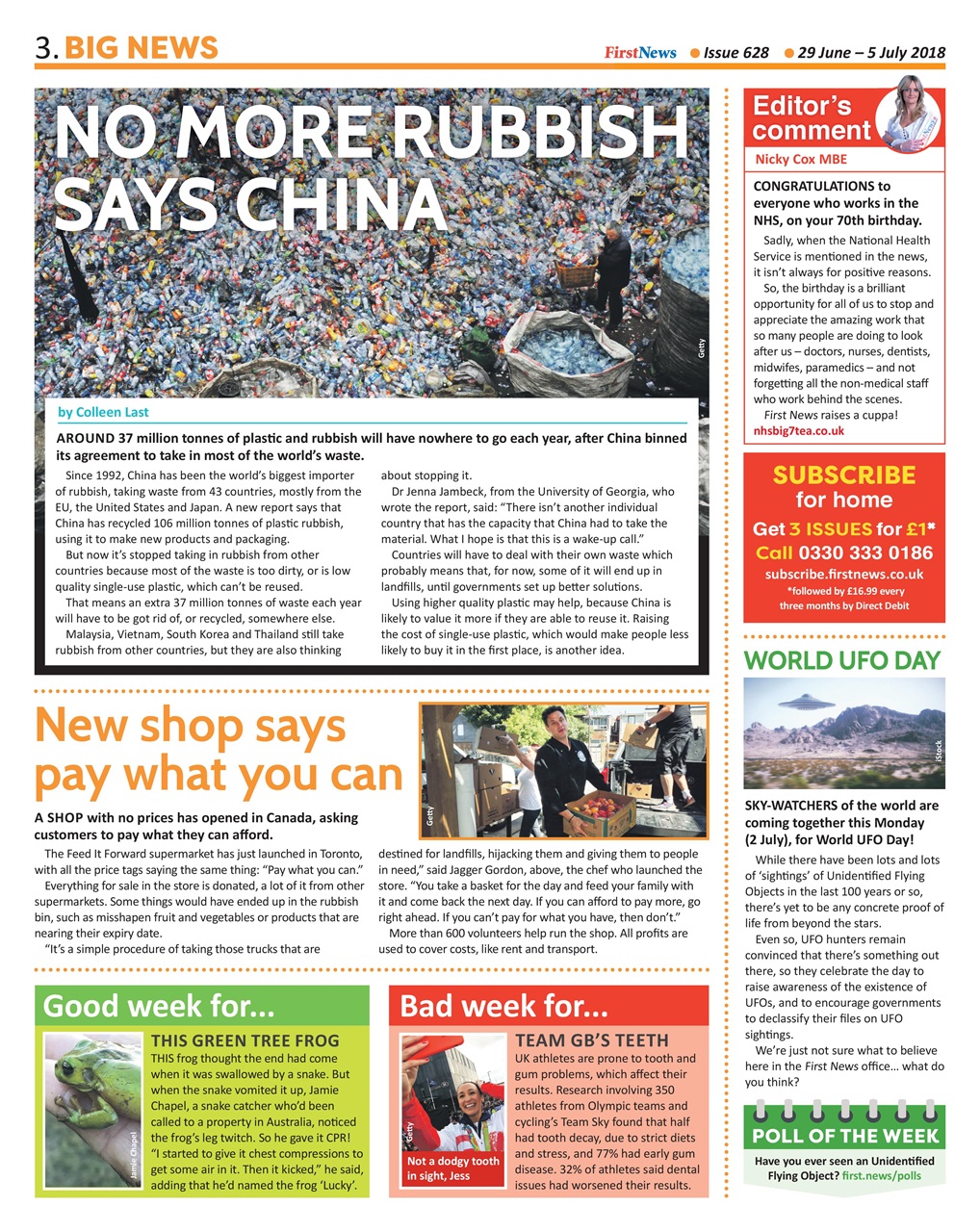 First News Preview Pages