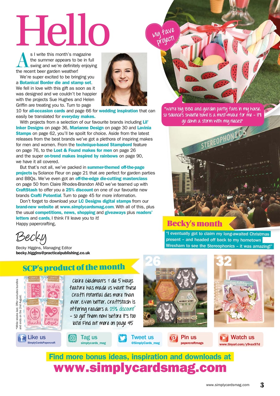 Simply Cards & Papercraft Preview Pages
