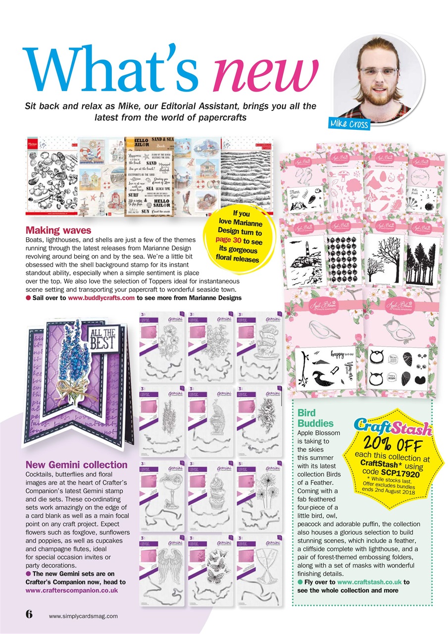Simply Cards & Papercraft Preview Pages