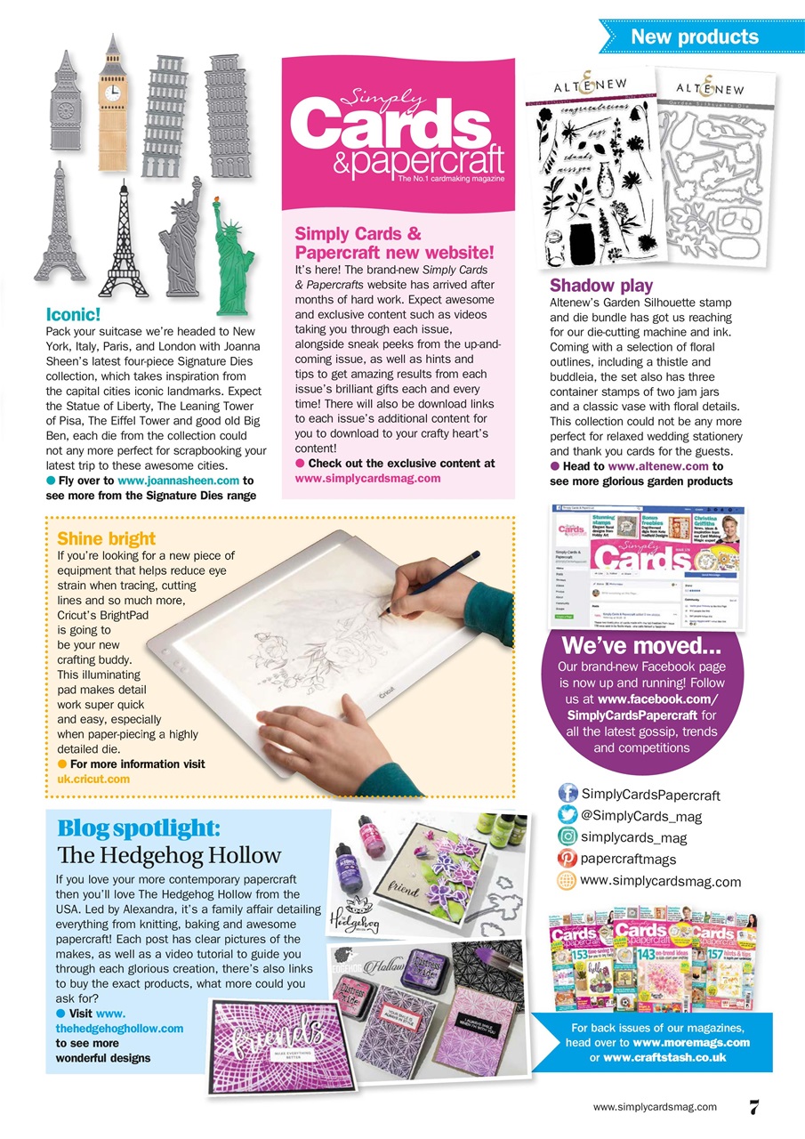 Simply Cards & Papercraft Preview Pages